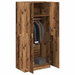 vidaXL Șifonier, Lemn vechi, 90x52x200 cm, PAL vidaXL Șifonier, Lemn vechi, 90x52x200 cm, PAL