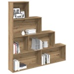 vidaXL Bibliotecă, stejar artizanal,157x24x160 cm, lemn prelucrat vidaXL Bibliotecă, stejar artizanal,157x24x160 cm, lemn prelucrat