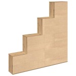 vidaXL Bibliotecă, stejar artizanal,157x24x160 cm, lemn prelucrat vidaXL Bibliotecă, stejar artizanal,157x24x160 cm, lemn prelucrat