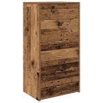vidaXL Servantă cu 6 sertare, Lemn vechi, 50 x 34 x 96 cm, PAL
