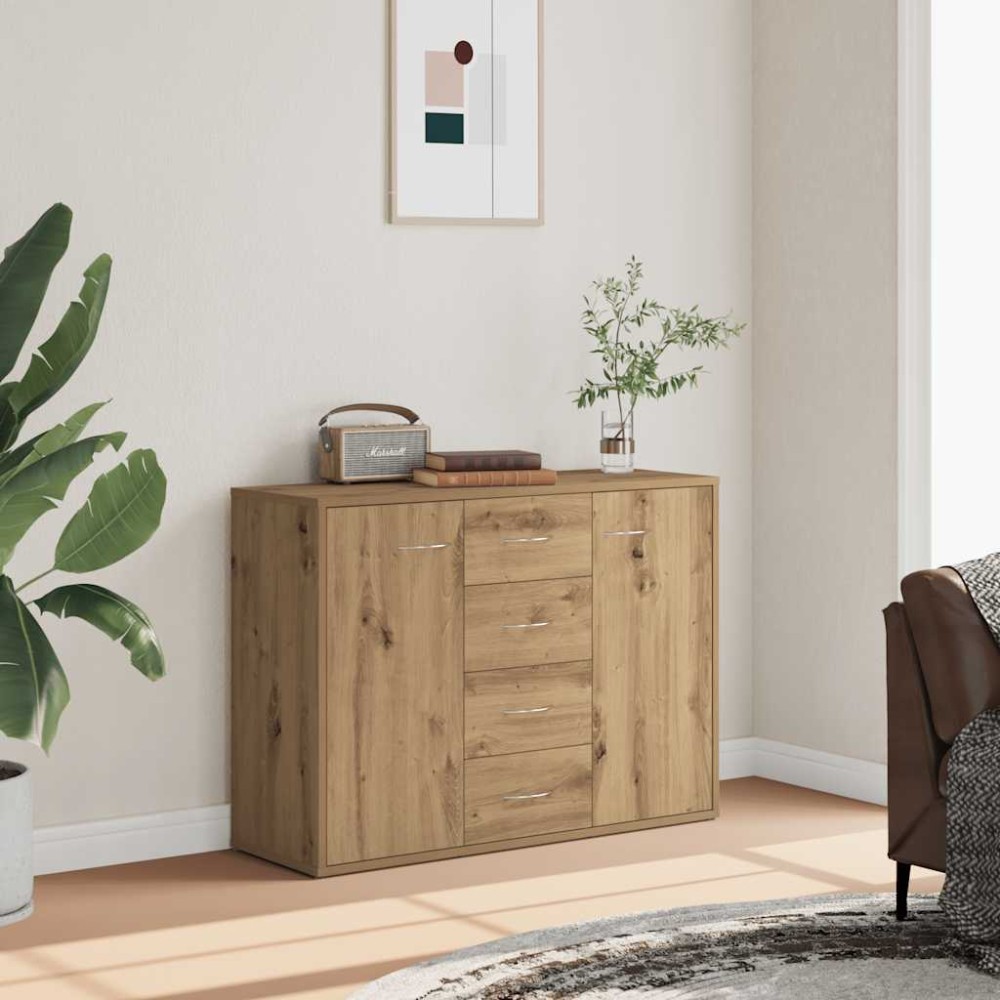 vidaXL Dulap, stejar artizanal, 88x30x64 cm, lemn prelucrat