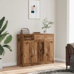 vidaXL Dulap, lemn vechi, 91x28x75 cm, lemn prelucrat