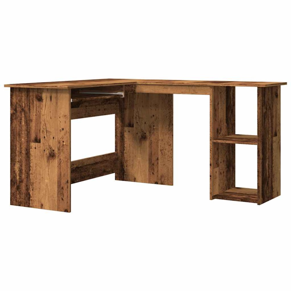 vidaXL Birou de colț, Lemn vechi, 120x140x75 cm, lemn prelucrat