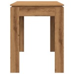 vidaXL Masă de bucătărie, Stejar artizanal 120x60x76 cm lemn prelucrat