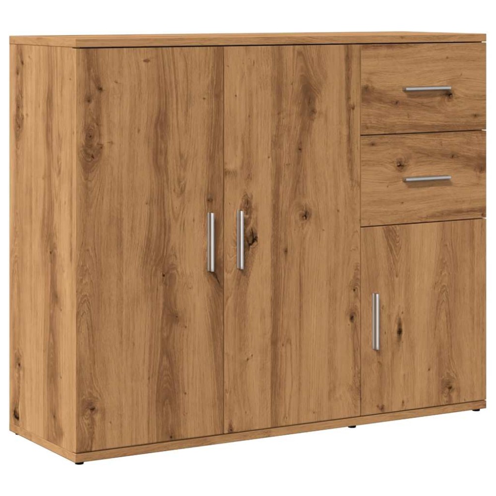 vidaXL Dulap, stejar artizanal, 91x29,5x75 cm, lemn prelucrat