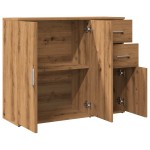 vidaXL Dulap, stejar artizanal, 91x29,5x75 cm, lemn prelucrat