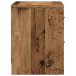 vidaXL Noptiere, 2 buc, lemn învechit, 40x30x40 cm, lemn prelucrat