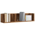 vidaXL Raft de perete CD-uri, lemn vechi, 75x18x18 cm, lemn prelucrat vidaXL Raft de perete CD-uri, lemn vechi, 75x18x18 cm, lemn prelucrat
