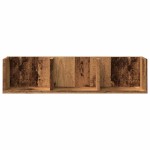 vidaXL Raft de perete CD-uri, lemn vechi, 75x18x18 cm, lemn prelucrat vidaXL Raft de perete CD-uri, lemn vechi, 75x18x18 cm, lemn prelucrat