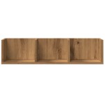 vidaXL Raft perete CD-uri stejar artizanal 75x18x18 cm lemn prelucrat vidaXL Raft perete CD-uri stejar artizanal 75x18x18 cm lemn prelucrat