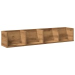 vidaXL Raft perete CD-uri stejar artizanal 100x18x18 cm lemn prelucrat vidaXL Raft perete CD-uri stejar artizanal 100x18x18 cm lemn prelucrat