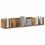 vidaXL Raft perete CD-uri stejar artizanal 100x18x18 cm lemn prelucrat vidaXL Raft perete CD-uri stejar artizanal 100x18x18 cm lemn prelucrat