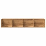 vidaXL Raft perete CD-uri stejar artizanal 100x18x18 cm lemn prelucrat vidaXL Raft perete CD-uri stejar artizanal 100x18x18 cm lemn prelucrat