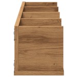 vidaXL Raft perete CD-uri stejar artizanal 100x18x18 cm lemn prelucrat vidaXL Raft perete CD-uri stejar artizanal 100x18x18 cm lemn prelucrat