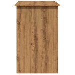 vidaXL Birou, stejar artizanal, 100x50x76 cm, lemn prelucrat