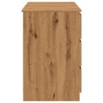 vidaXL Birou de scris, stejar artizanal, 140x50x77 cm, lemn prelucrat