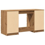 vidaXL Birou de scris, stejar artizanal, 140x50x77 cm, lemn prelucrat