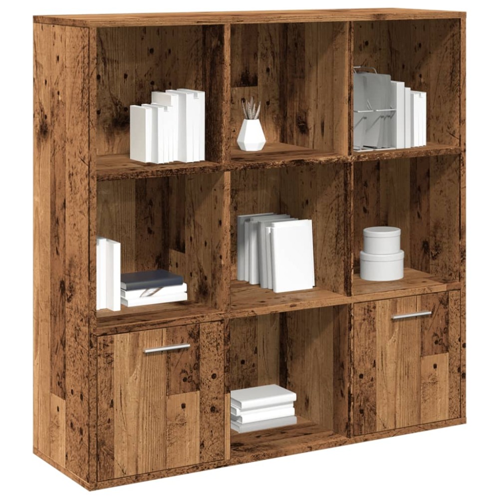 vidaXL Bibliotecă, lemn vechi, 98x29x97,5 cm, lemn prelucrat