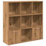 vidaXL Bibliotecă, stejar artizanal, 98x29x97,5 cm, lemn prelucrat vidaXL Bibliotecă, stejar artizanal, 98x29x97,5 cm, lemn prelucrat