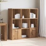 vidaXL Bibliotecă, stejar artizanal, 98x29x97,5 cm, lemn prelucrat vidaXL Bibliotecă, stejar artizanal, 98x29x97,5 cm, lemn prelucrat