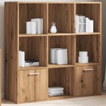 vidaXL Bibliotecă, stejar artizanal, 98x29x97,5 cm, lemn prelucrat vidaXL Bibliotecă, stejar artizanal, 98x29x97,5 cm, lemn prelucrat