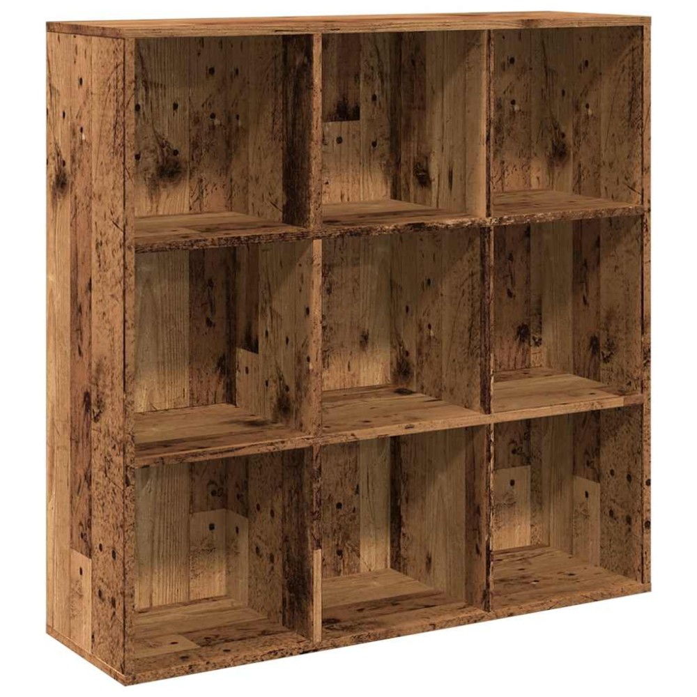 vidaXL Bibliotecă, lemn vechi, 98x29x97,5 cm
