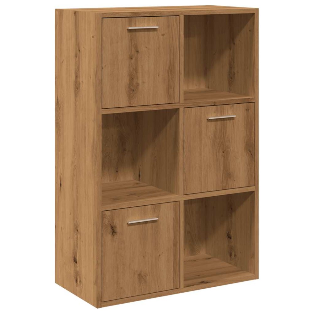 vidaXL Bibliotecă, stejar artizanal, 60,5x30x90 cm, lemn prelucrat