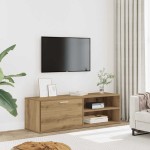 vidaXL Dulap TV Stejar artizanal 120x34x37 cm Lemn prelucrat