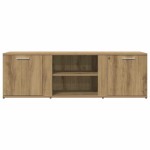 vidaXL Dulap TV Stejar artizanal 120x34x37 cm Lemn prelucrat