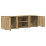 vidaXL Dulap TV Stejar artizanal 120x34x37 cm Lemn prelucrat
