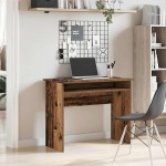 vidaXL Birou, lemn vechi, 90x50x74 cm, lemn prelucrat