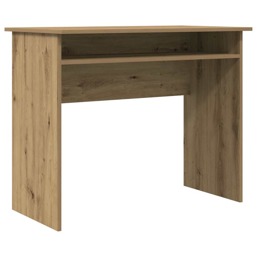 vidaXL Birou, stejar artizanal, 90x50x74 cm, lemn prelucrat