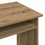 vidaXL Birou, stejar artizanal, 90x50x74 cm, lemn prelucrat