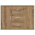 vidaXL Servantă, stejar artizanal, 90x29,5x65 cm, lemn prelucrat
