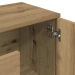 vidaXL Servantă, stejar artizanal, 90x29,5x65 cm, lemn prelucrat