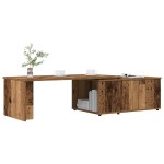 vidaXL Măsuță de cafea, lemn vechi, 150 x 50 x 35 cm, PAL vidaXL Măsuță de cafea, lemn vechi, 150 x 50 x 35 cm, PAL