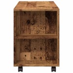 vidaXL Dulap TV cu roți, lemn vechi, 102x34,5x43 cm, lemn prelucrat vidaXL Dulap TV cu roți, lemn vechi, 102x34,5x43 cm, lemn prelucrat