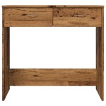 vidaXL Birou, lemn învechit, 80x40x75 cm, lemn prelucrat vidaXL Birou, lemn învechit, 80x40x75 cm, lemn prelucrat