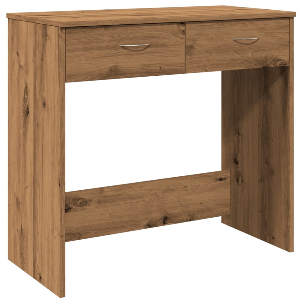 vidaXL Birou, stejar artizanal, 80x40x75 cm, lemn prelucrat