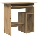 vidaXL Birou, stejar artizanal, 80x45x74 cm, lemn prelucrat