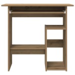 vidaXL Birou, stejar artizanal, 80x45x74 cm, lemn prelucrat