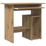 vidaXL Birou, stejar artizanal, 80x45x74 cm, lemn prelucrat