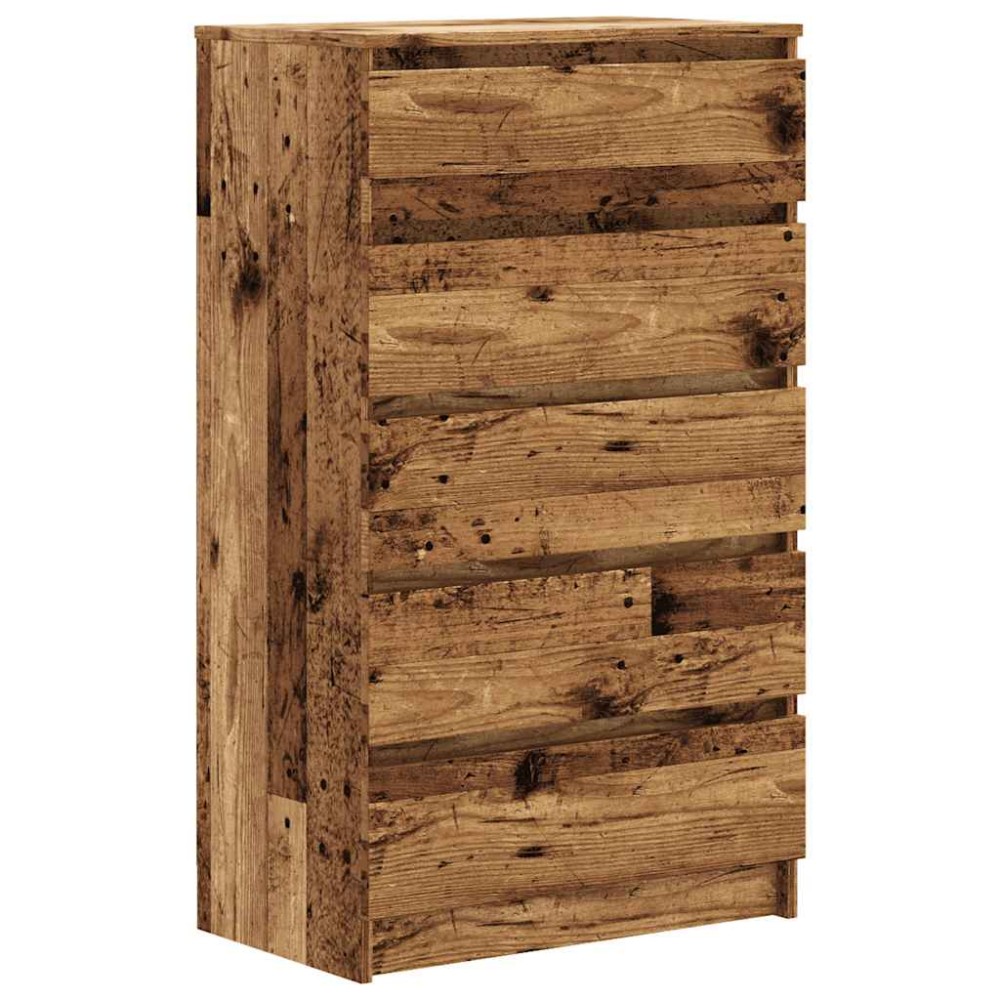 vidaXL Dulap cu sertare, lemn vechi, 60x36x103 cm, lemn prelucrat