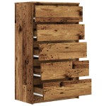 vidaXL Dulap cu sertare, lemn vechi, 60x36x103 cm, lemn prelucrat