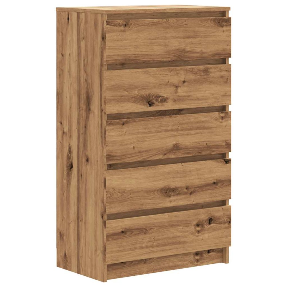 vidaXL Dulap cu sertar, stejar artizanal, 60x36x103 cm, lemn prelucrat