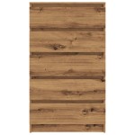 vidaXL Dulap cu sertar, stejar artizanal, 60x36x103 cm, lemn prelucrat
