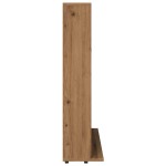 vidaXL Dulap CD-uri, stejar artizanal, 100x23x89,5 cm, lemn prelucrat