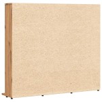 vidaXL Dulap CD-uri, stejar artizanal, 100x23x89,5 cm, lemn prelucrat