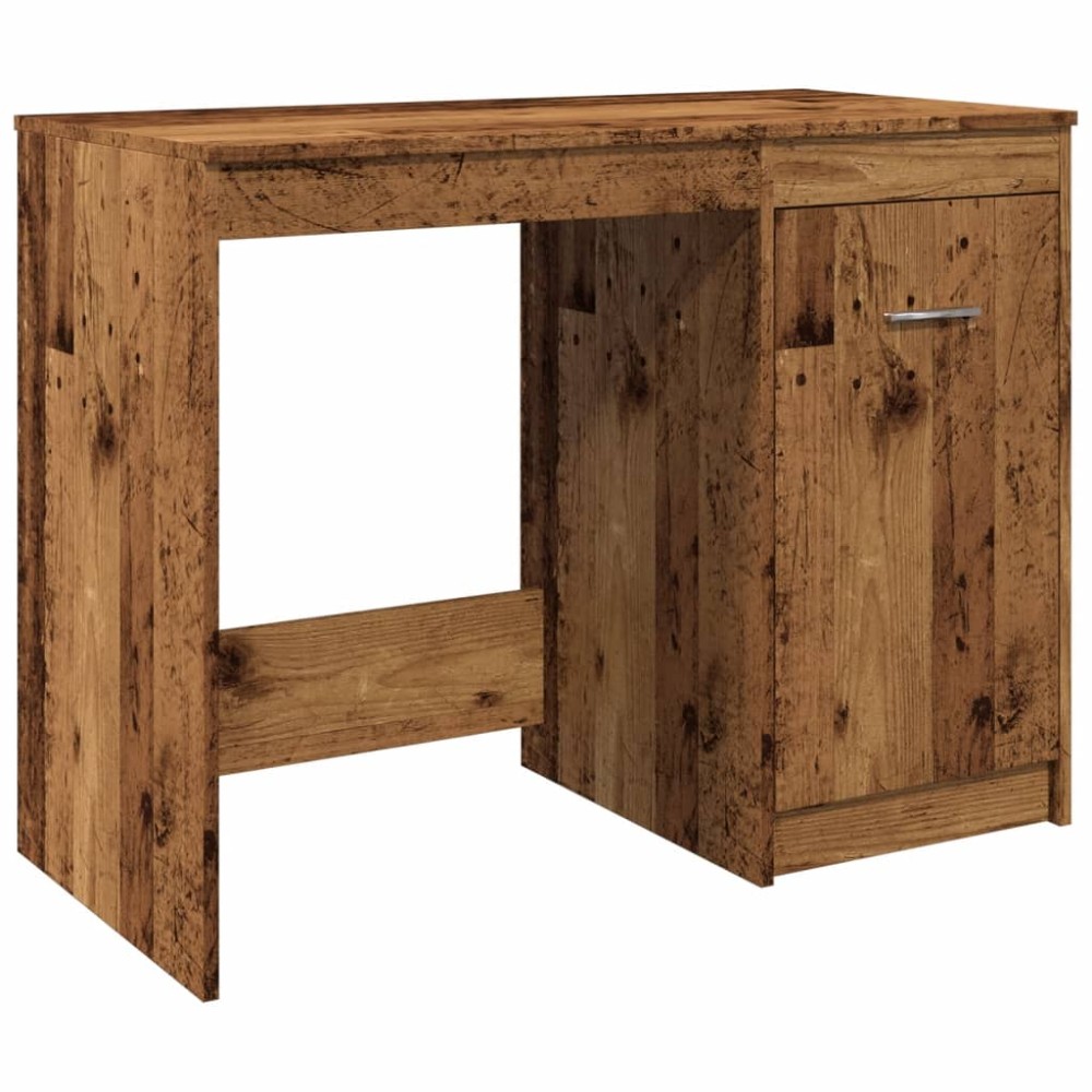 vidaXL Birou, lemn vechi, 100x50x76 cm, lemn prelucrat