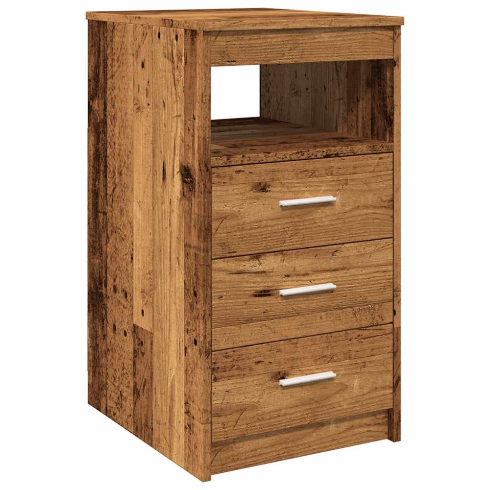 vidaXL Dulap cu sertare, lemn vechi, 40x50x76 cm, lemn compozit